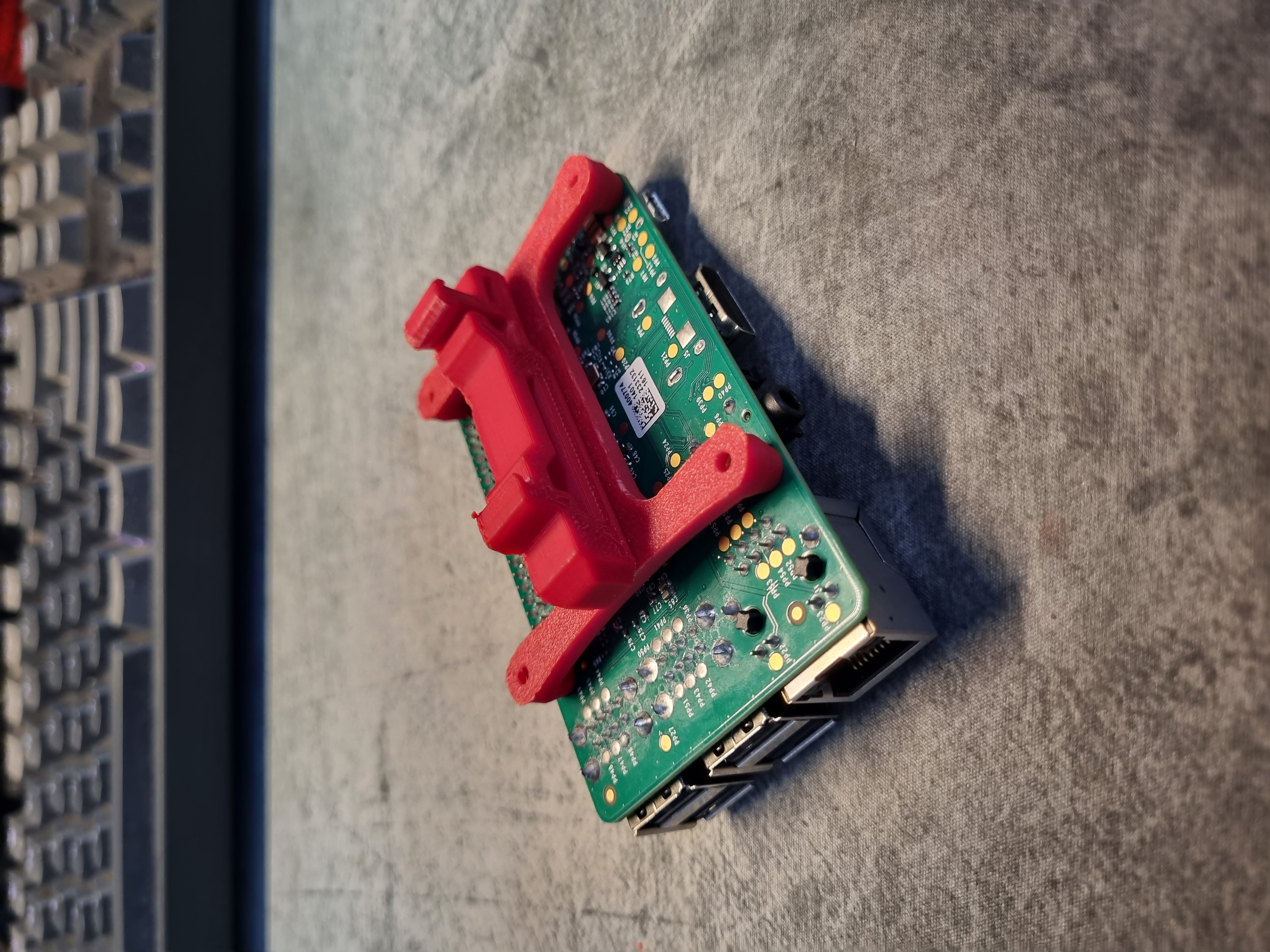 Voron Trident Raspberry Pi mount mod