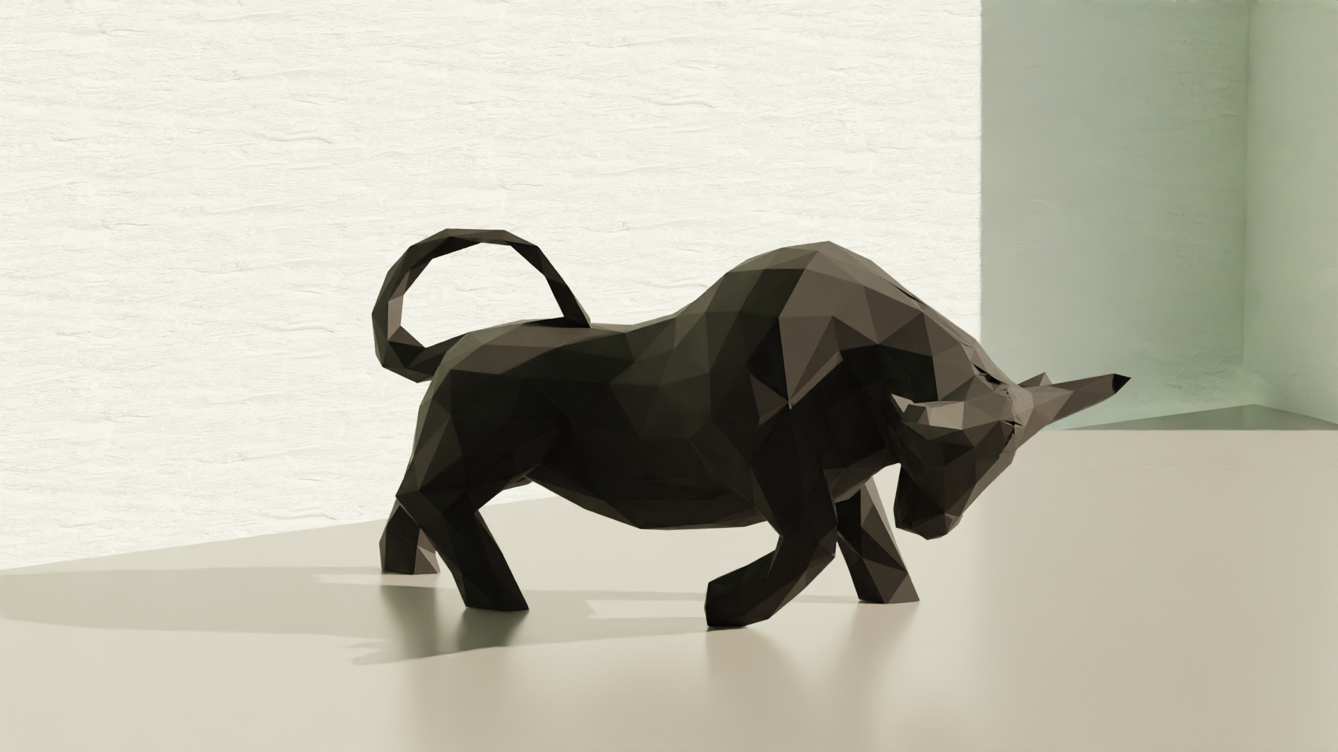 Bull - Low Poly (Decoration)