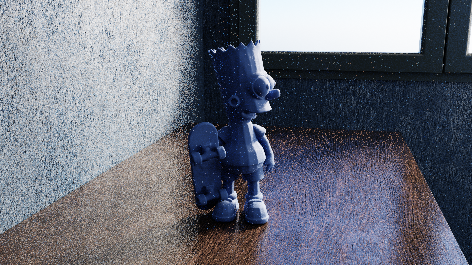 Miniatura 4 do modelo 3D Low Poly Bart Simpson