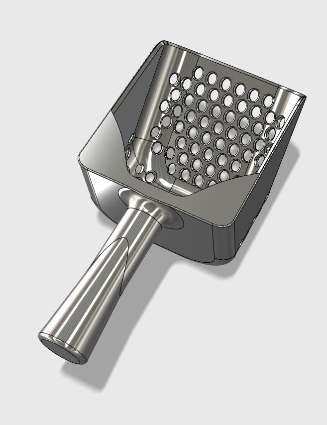 Cat litter box scoop