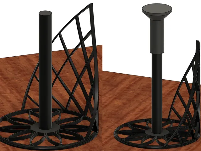Geometrical Paper Towel Holder -v2 updated