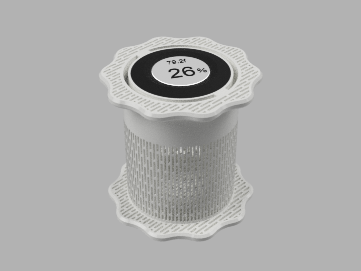 Desiccant Spool With Hygrometer By Sthane Download Free Stl Model