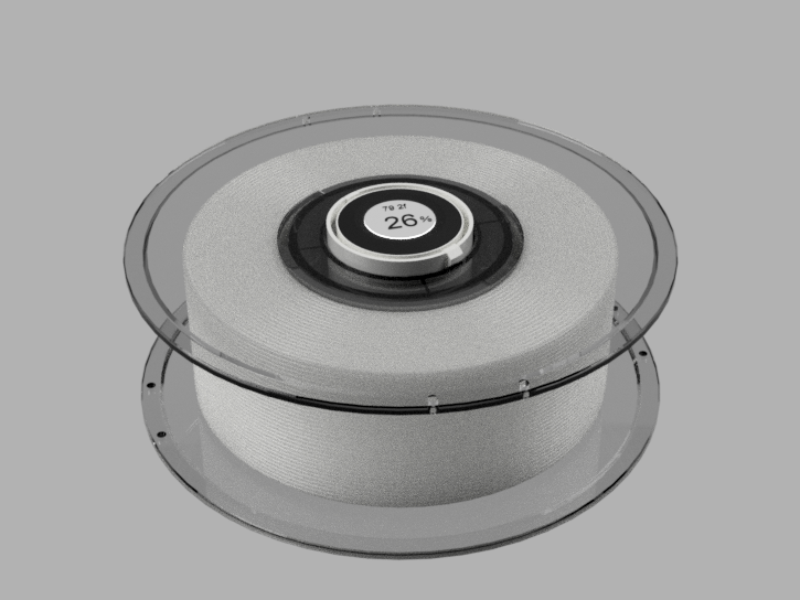 Desiccant Spool with Hygrometer