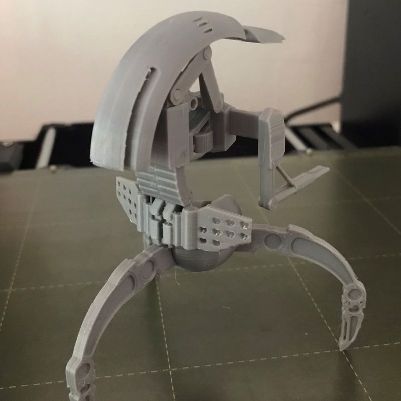 Star Wars Destroyer droid (Droideka) Kit Card by Aron | Download free ...