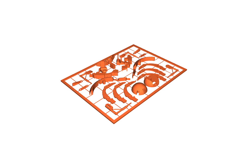 Destroyer Droideka Star Wars – Impression 3D, Modèle Droide Card, Noir