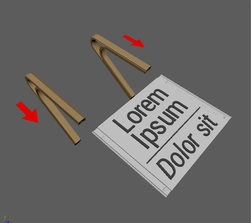 Table sign (stackable) by Ivosus | Download free STL model | Printables.com