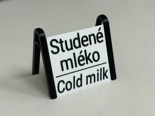Table sign (stackable)