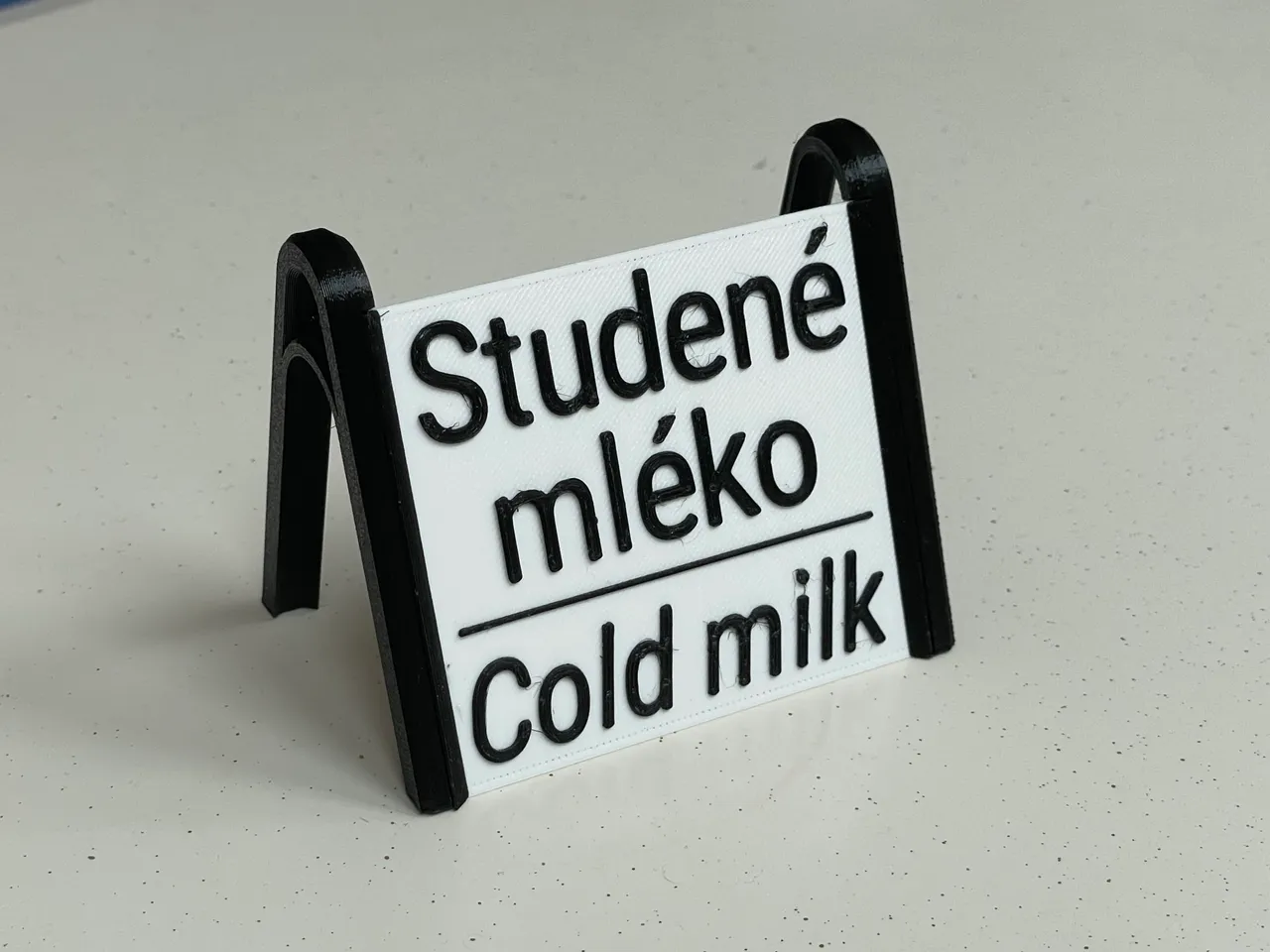 Table sign (stackable) by Ivosus | Download free STL model | Printables.com