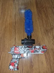 Gel blaster hopper bottle adapter