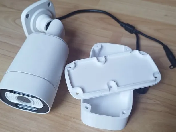 CCTV MISECU holder and cables PoE cover
