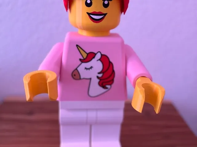 Lego Girl Toilet Paper Holder