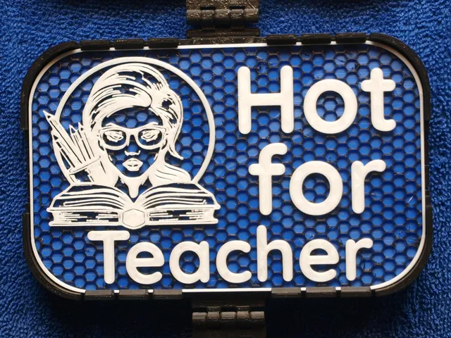 Hot for Teacher sign