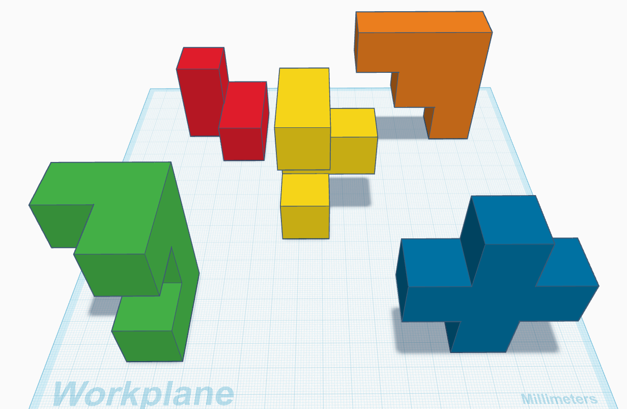 Cube puzzle 3D model
