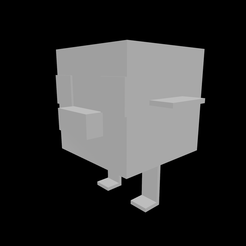 MINECRAFT CHICK by AMerican_Car_LOver | Download free STL model ...