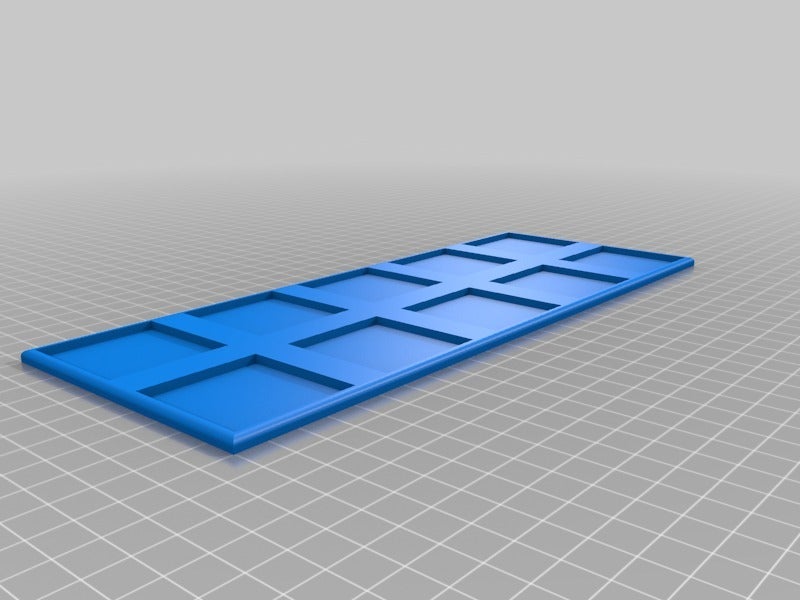 10x4 monstrous skirmish movement tray for 28 mm miniatures