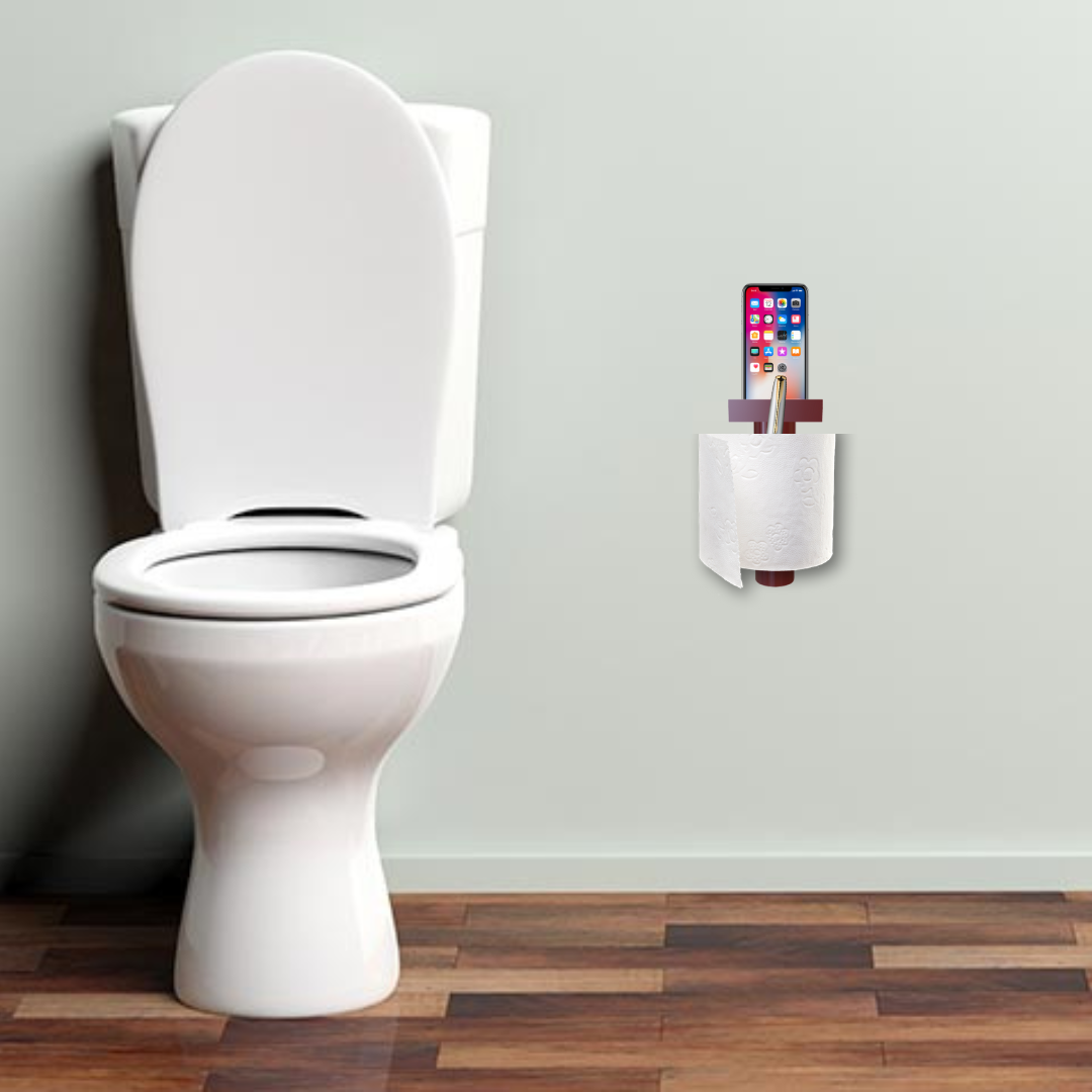 Toilet Roll Holder with Pen Holder and Phone Stand by 3D Elf | Download ...