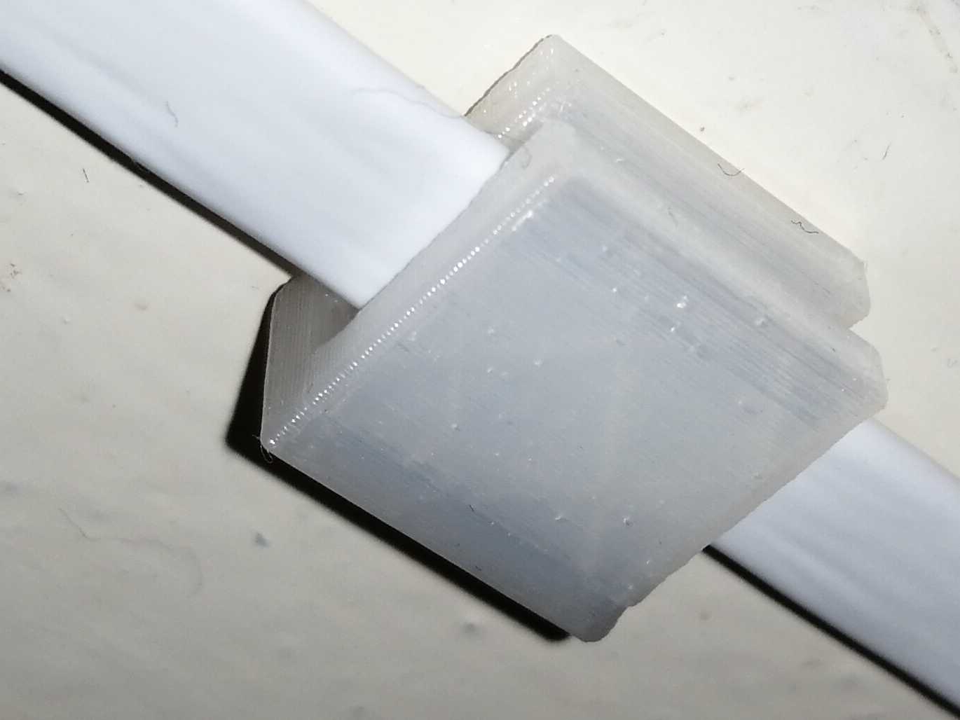 Nailless Flat cat7 Ethernet Cable Clip for Cables 7.5x2.5mm