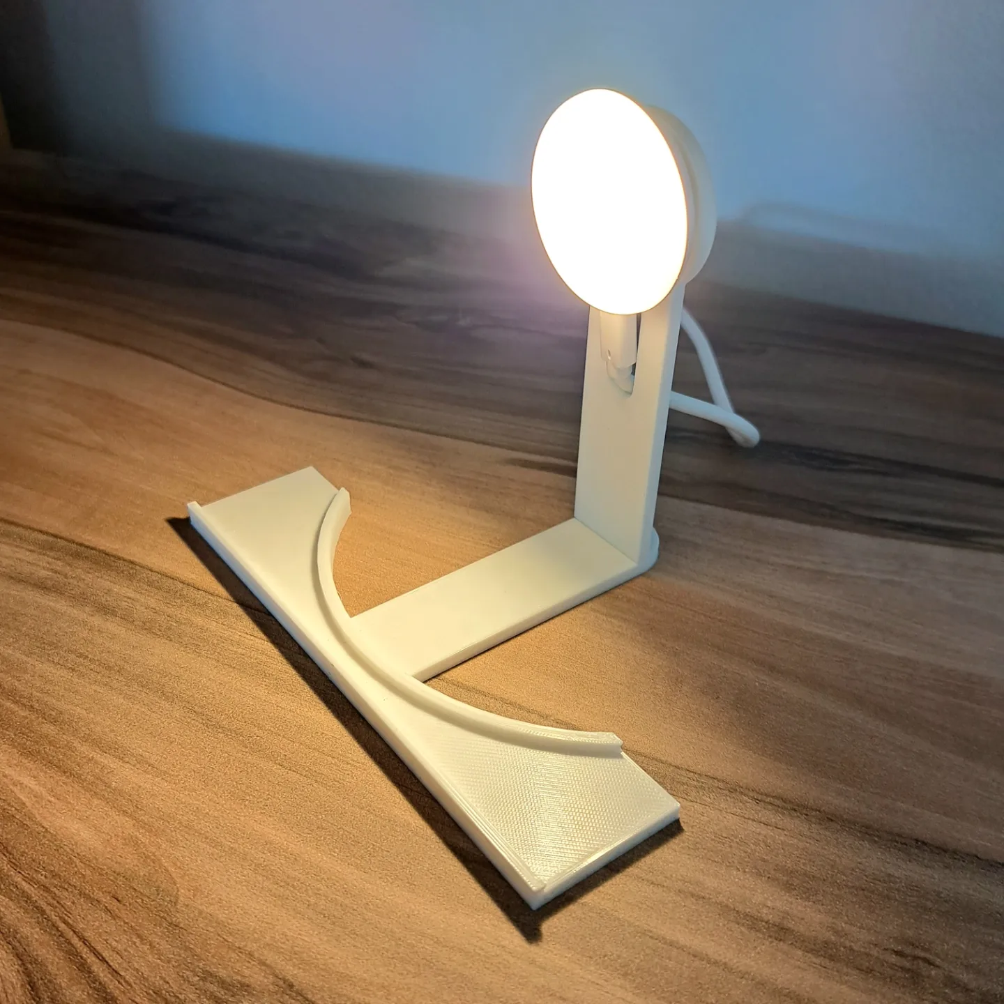 LITHOPHANE STAND BASE WITH DYNAMIC ANGLE FOR IKEA KAPPLAKE