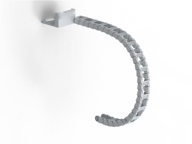 Cable management Creality Ender 3 - Version Chaine à maillon Clipsable