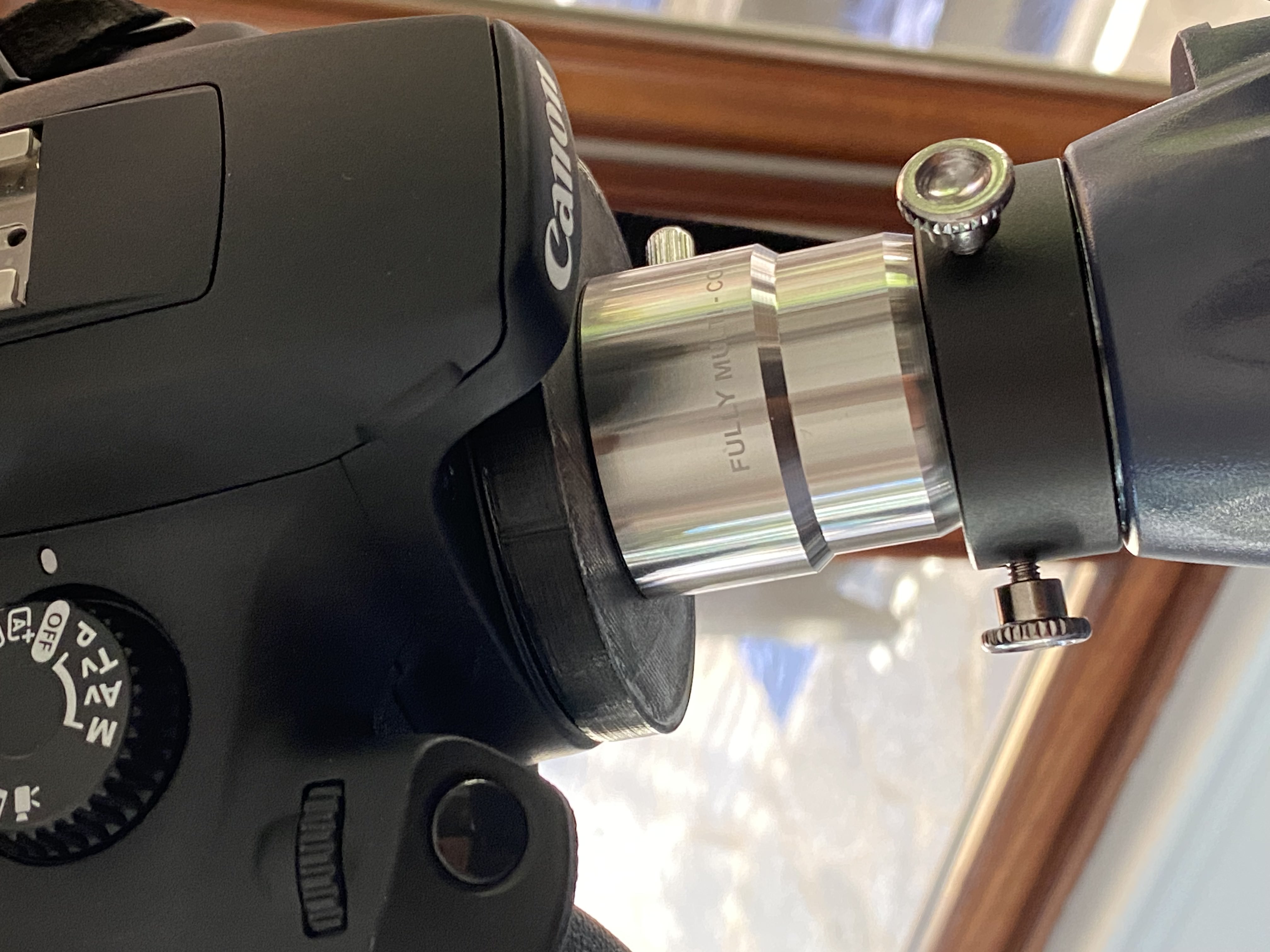 Telescope DSLR Camera Adapter by HexLad Download free STL model