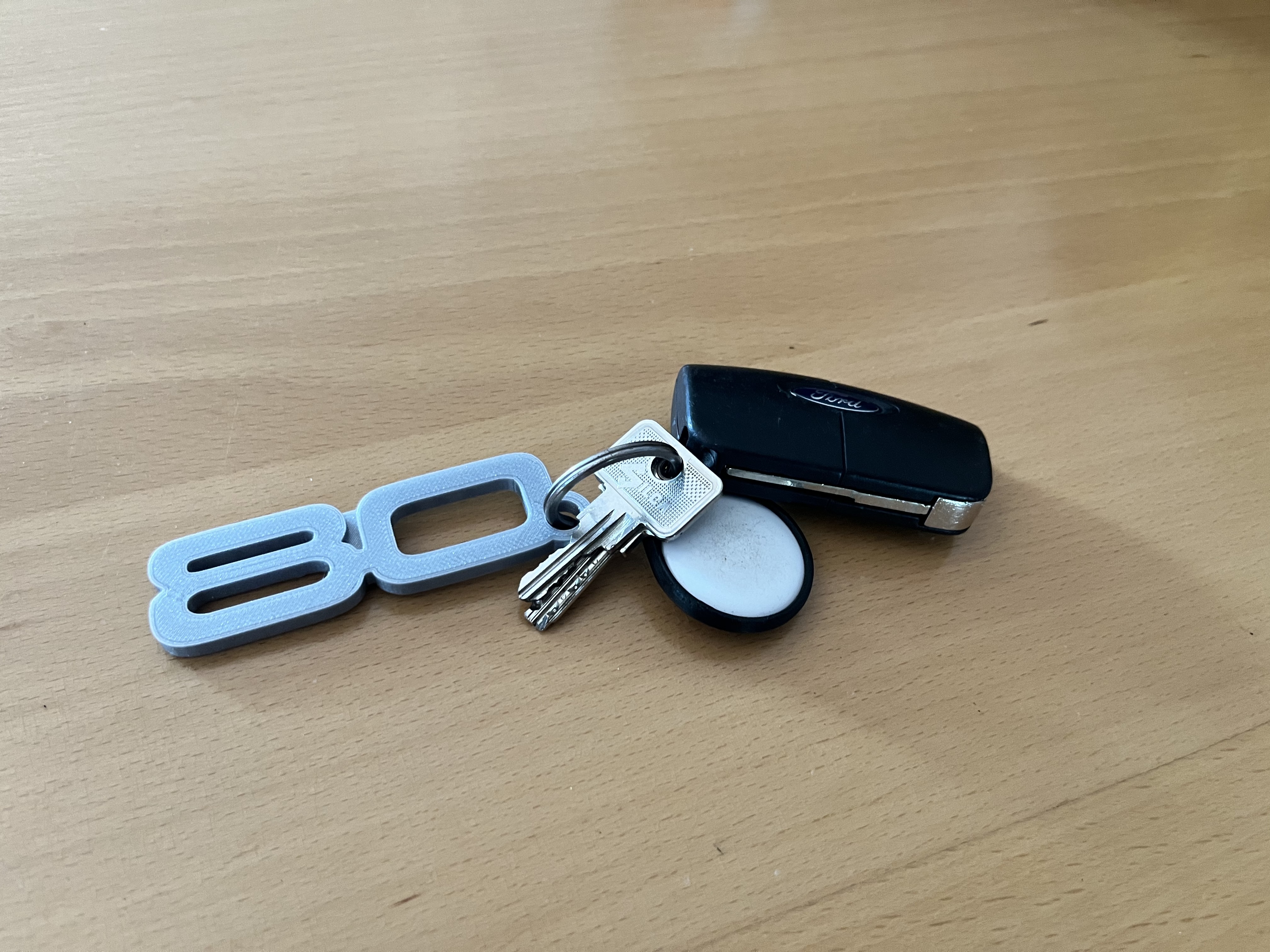 Audi 80 Keychain