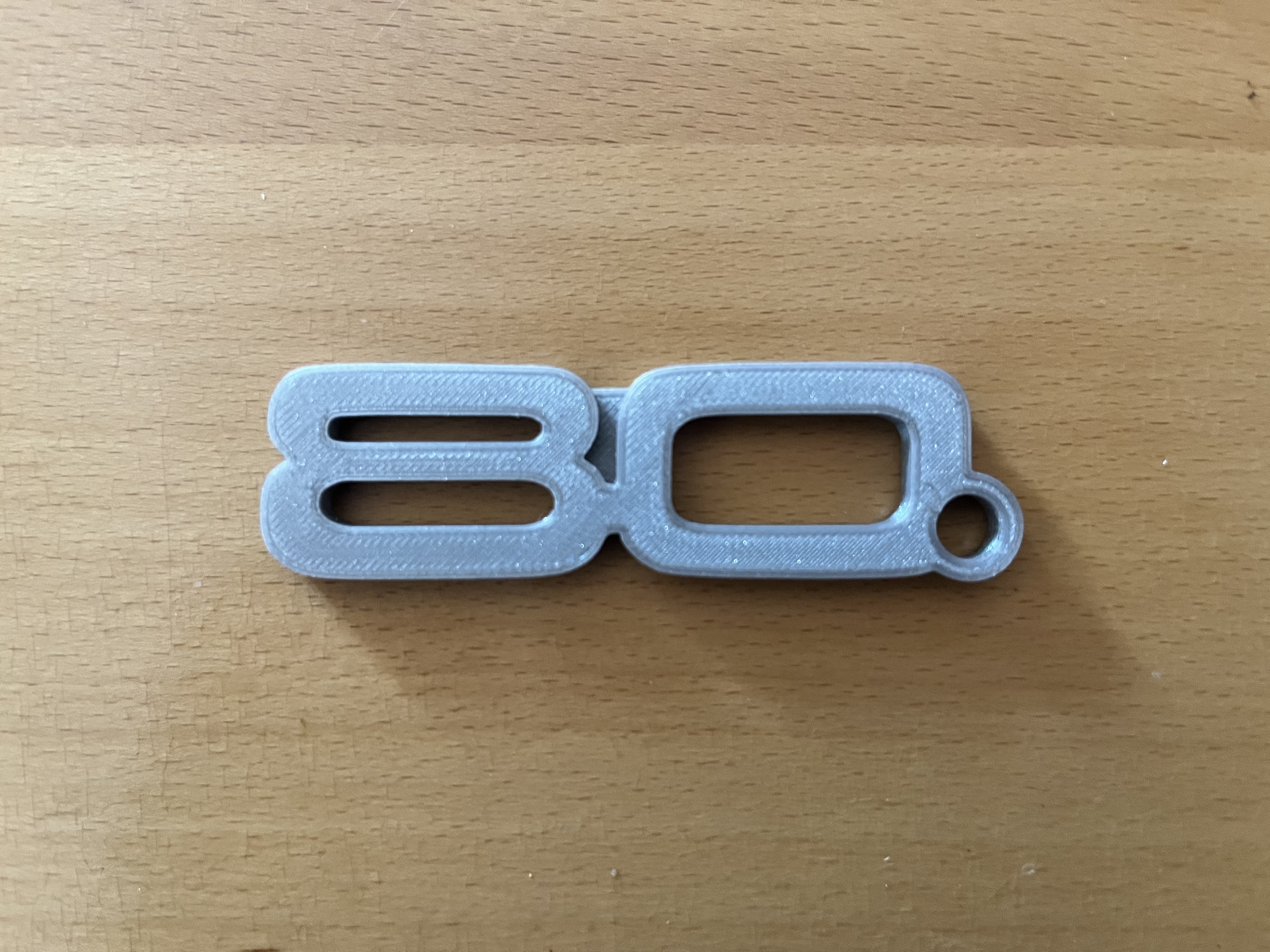 Miniatura 3 do modelo 3D Audi 80 Keychain