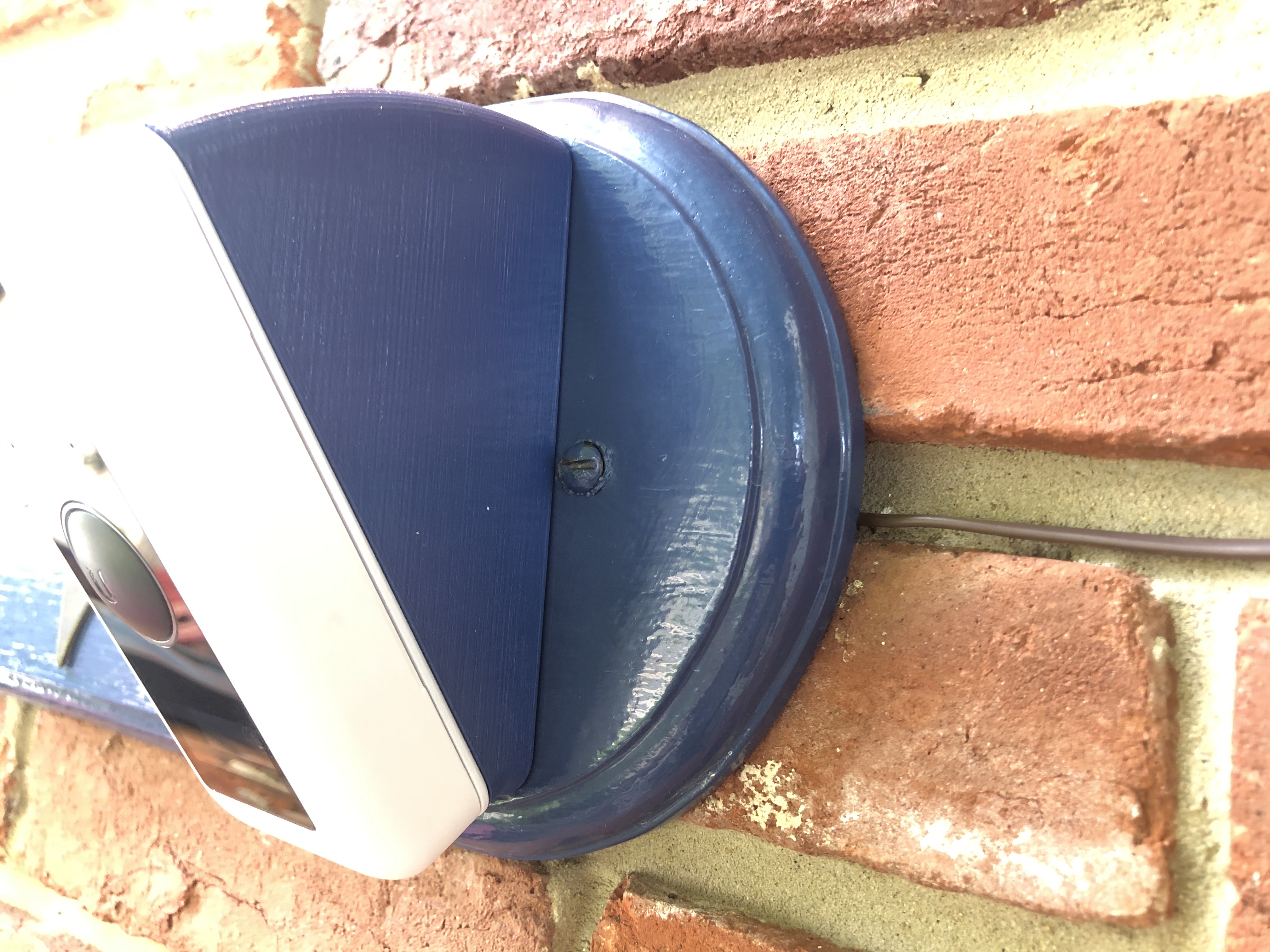 Customizable angle bracket wedge for Ubiquity Unify G4 Doorbell Camera