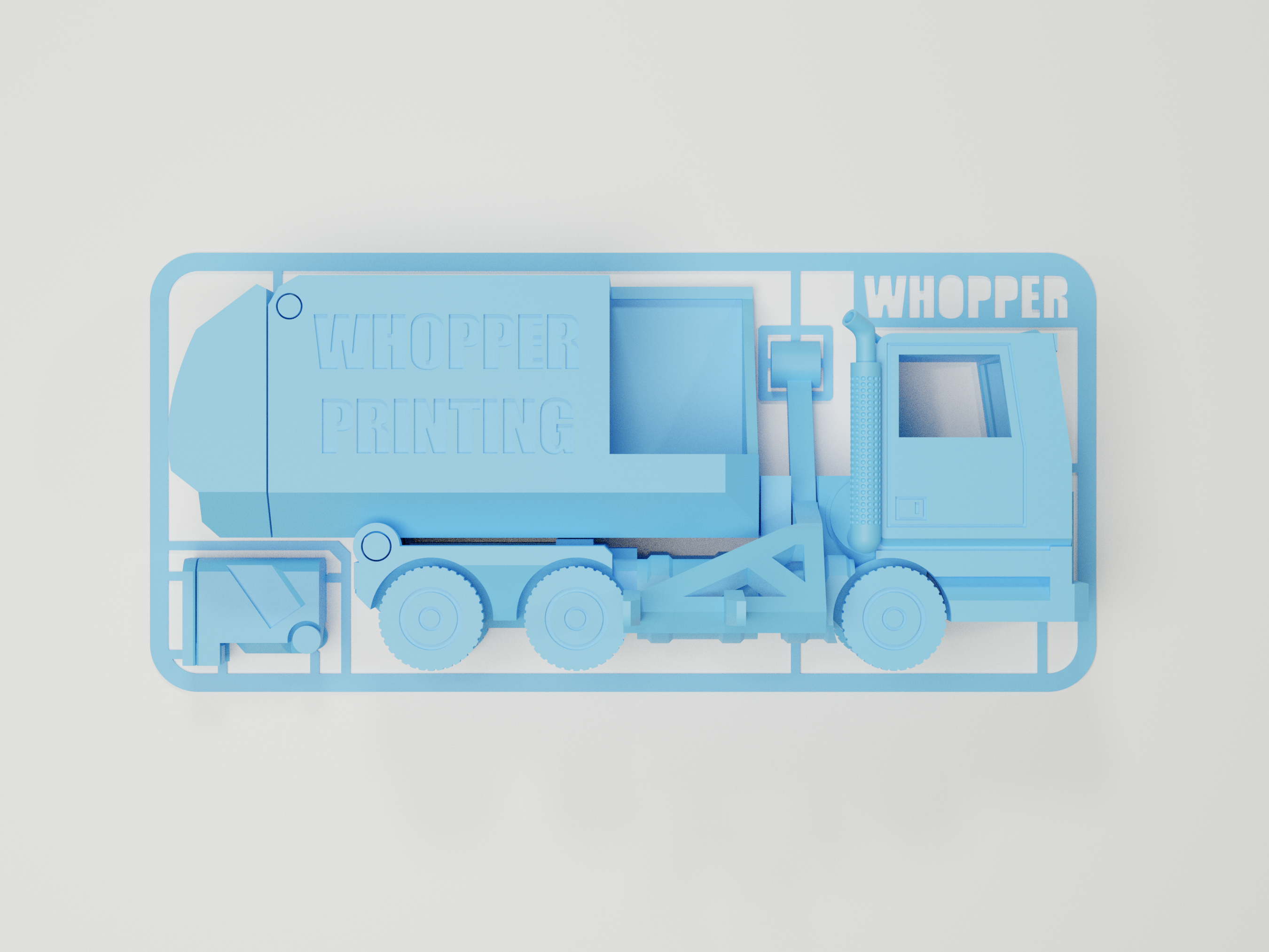 Kit Card Version - Print-in-Place Garbage Truck