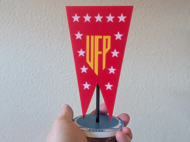 United Federation of Planets Banner Desktop Decoration