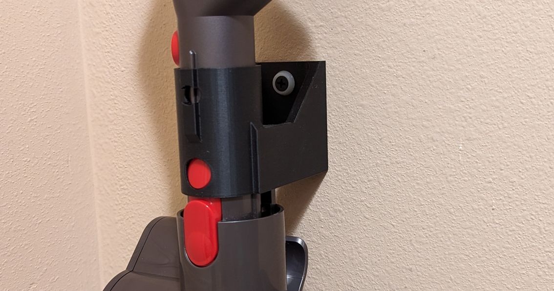 Dyson V7 Wall Mount for Larger Attachments by Msweig Download free STL model