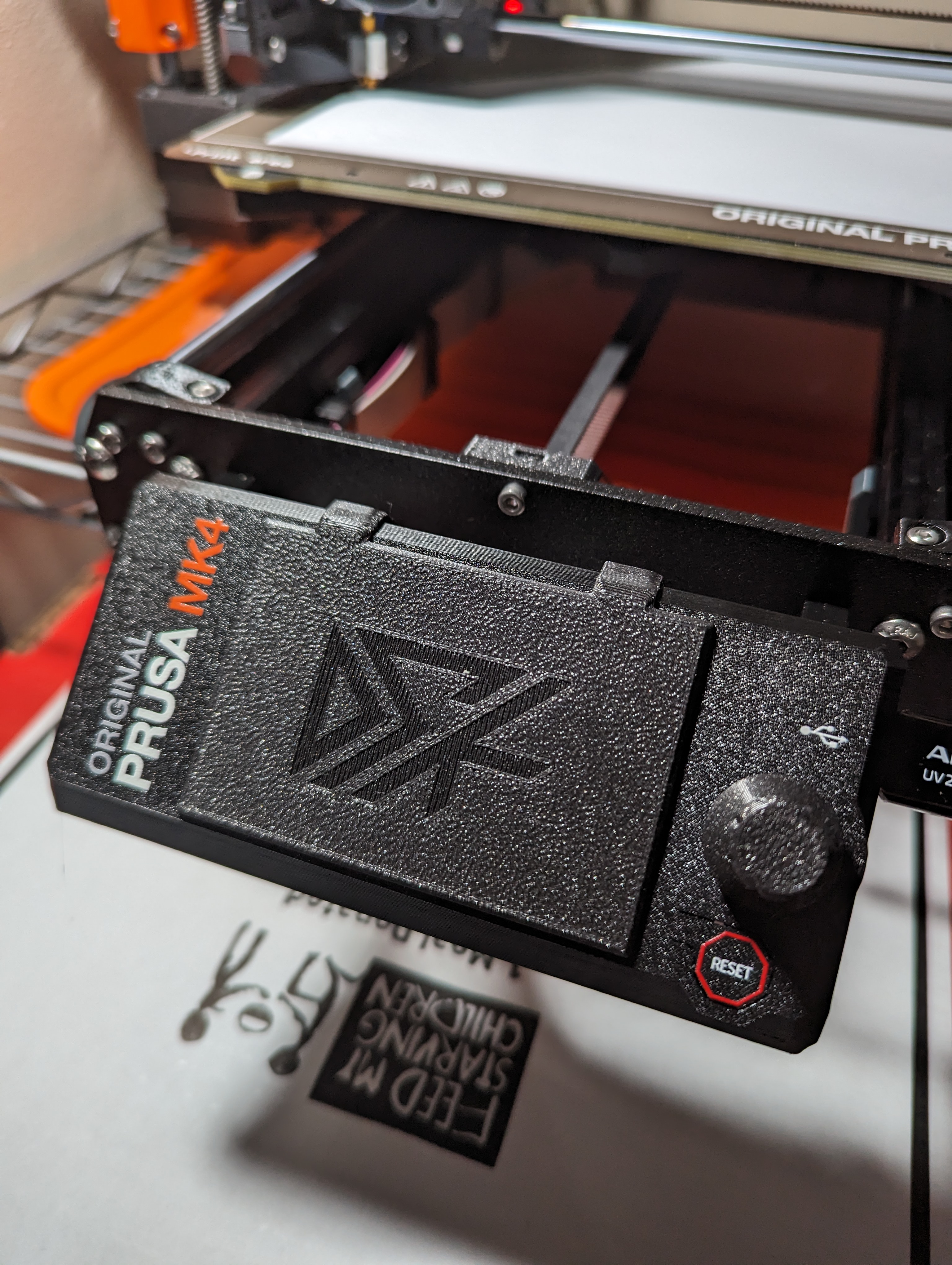 MK4 and XL LCD Cover with and without Logo and MMU