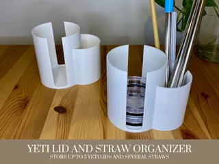 STL file Drinkware Lid Rack Organizer Bundle – Fits YETI® lids ・3D print  design to download・Cults