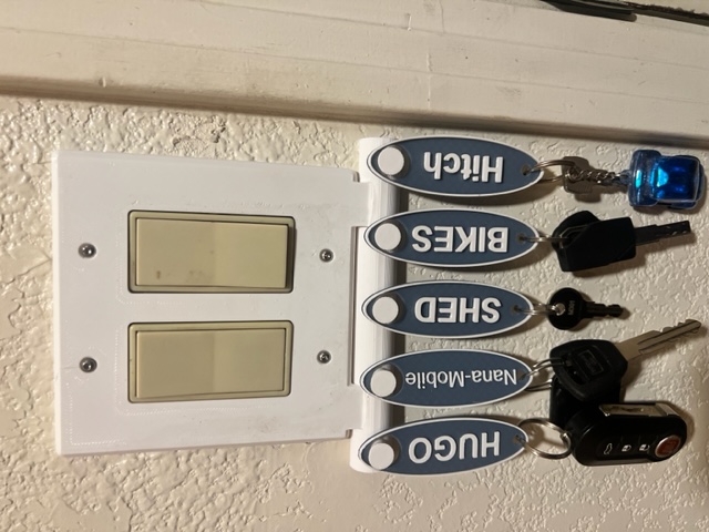 Kit Card - Key Tag Double Switch Plate