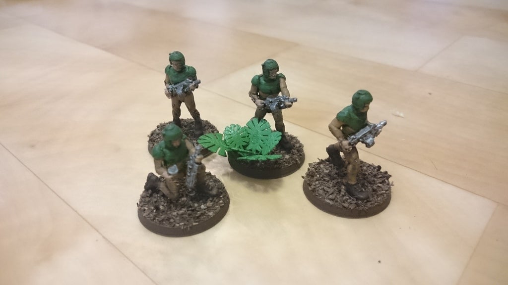 28mm soldiers with grenade throwers