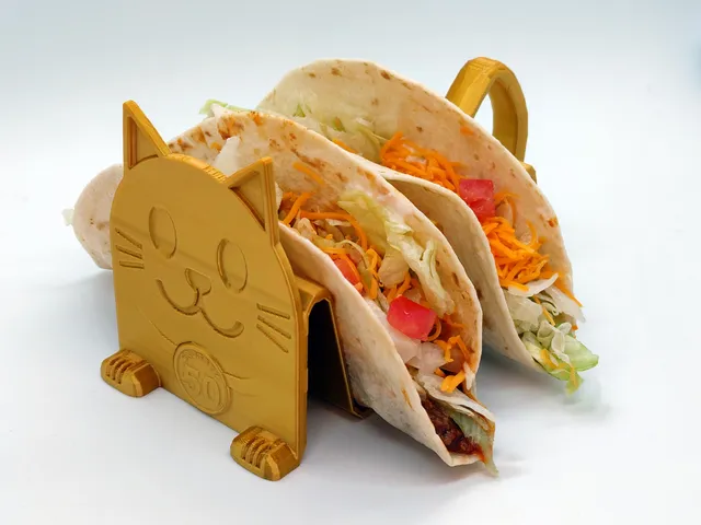 TacoCat Taco Holder for Crussty's 50th Birthday
