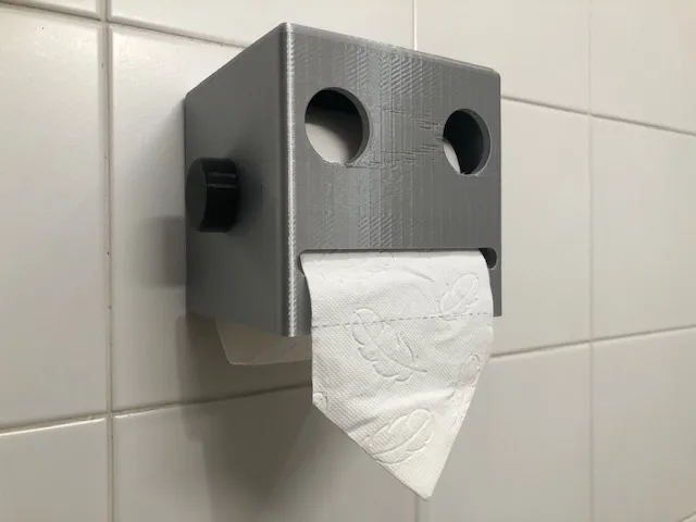 Robot toilet paper holder