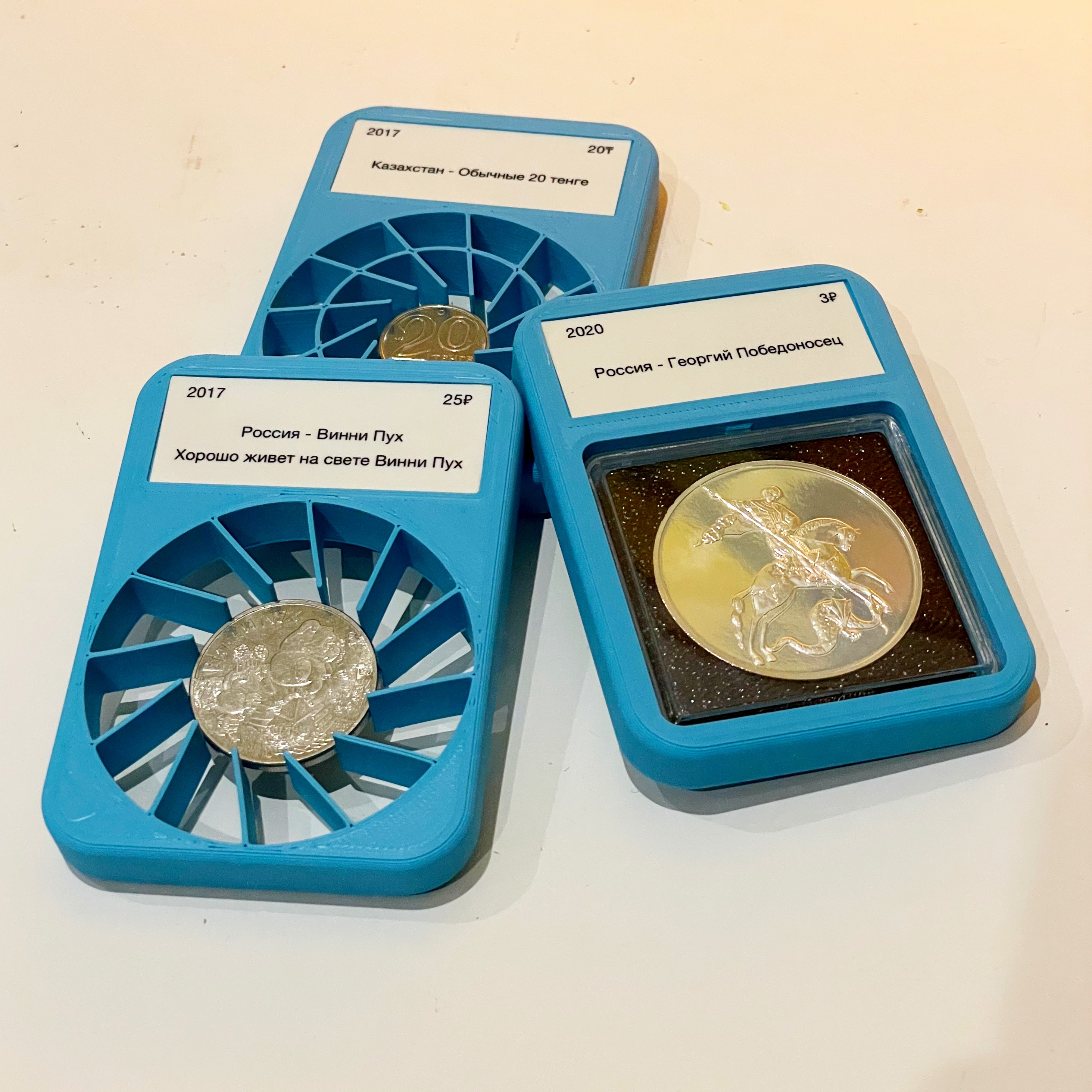 Slab like coin holder