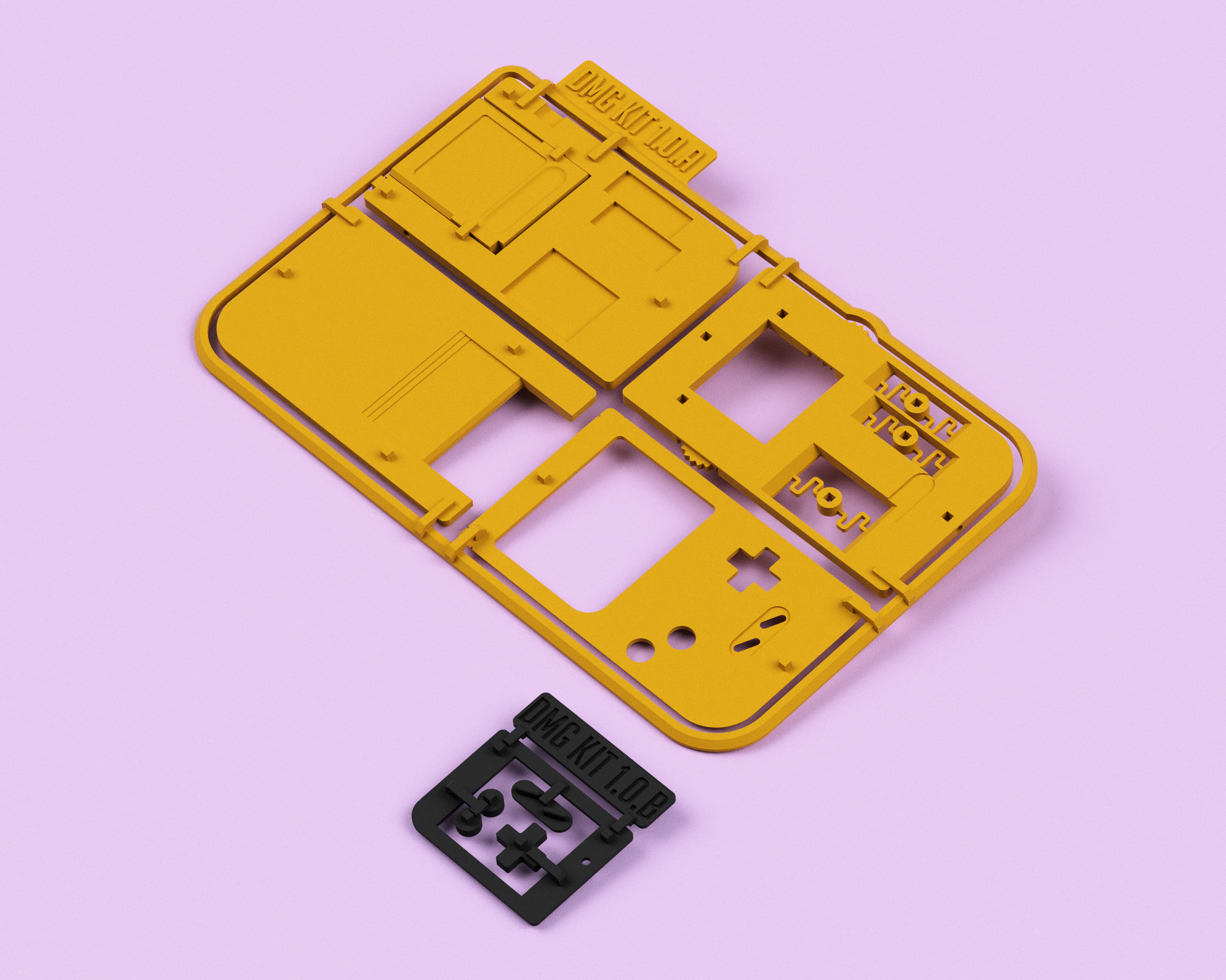 Dot Matrix Gameboy - Kit Card with Moving Parts!