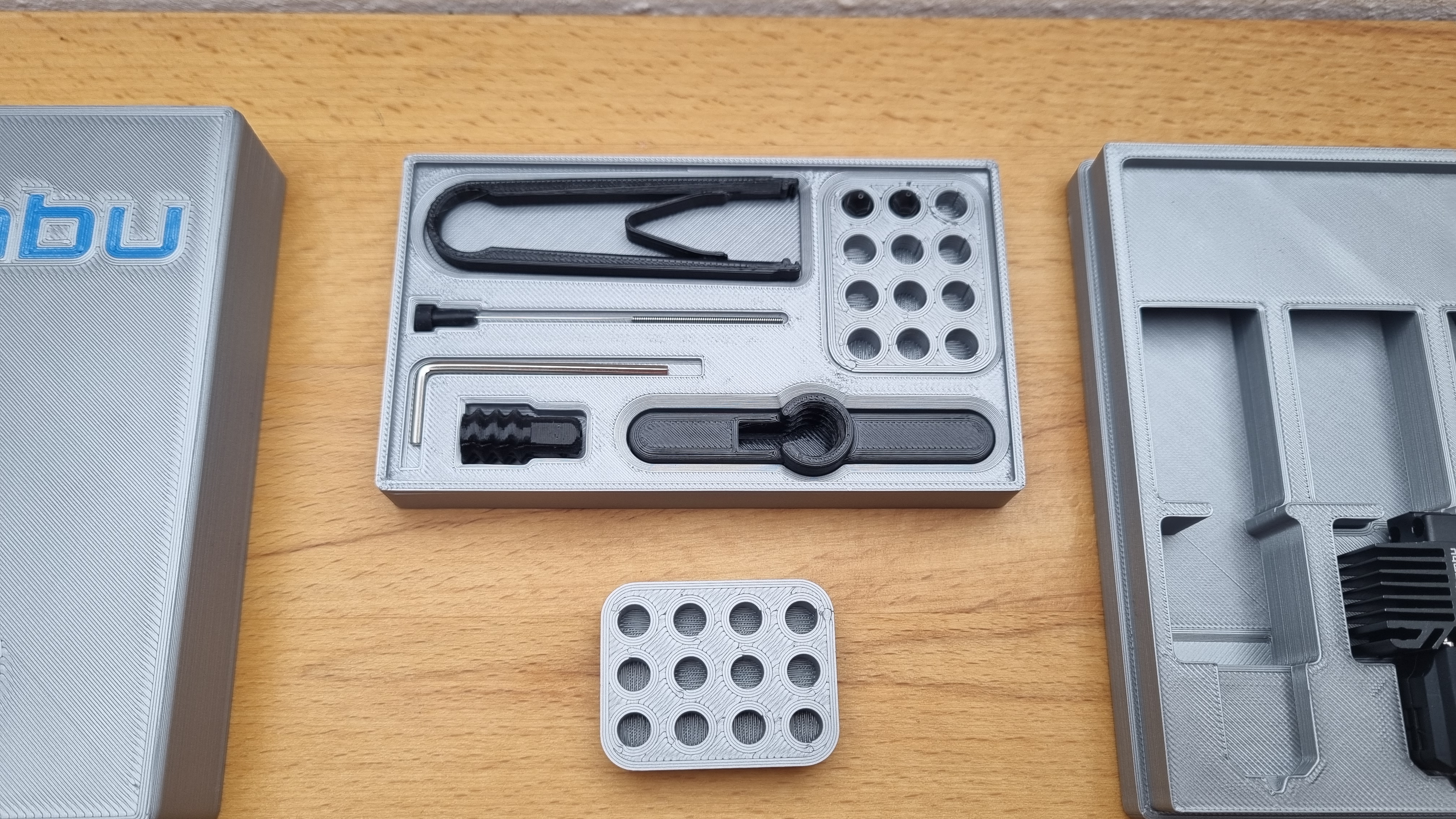Bambu Hotends Box  - Tray for Nozzles 3D model thumbnail