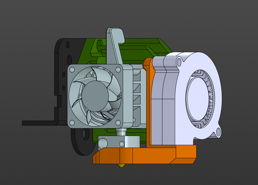 BeeKooHaa Printhead (Beta) for Creality Ender 2 Pro by Junk-Tec