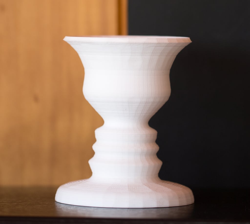 Victorian Goblet face illusion