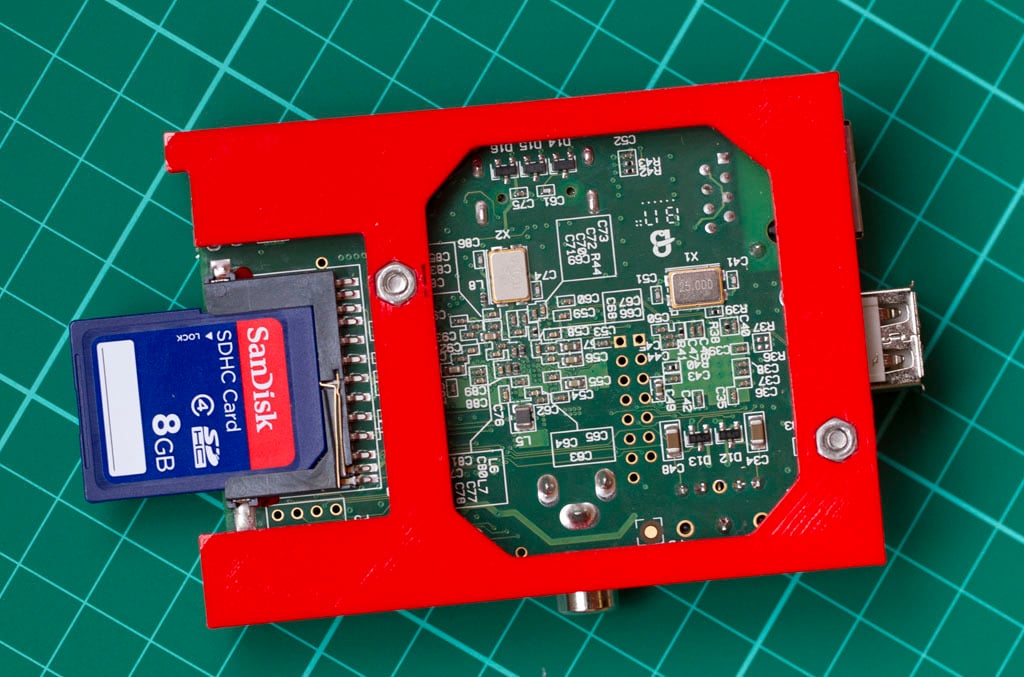 RPi tray with captive M3 nuts