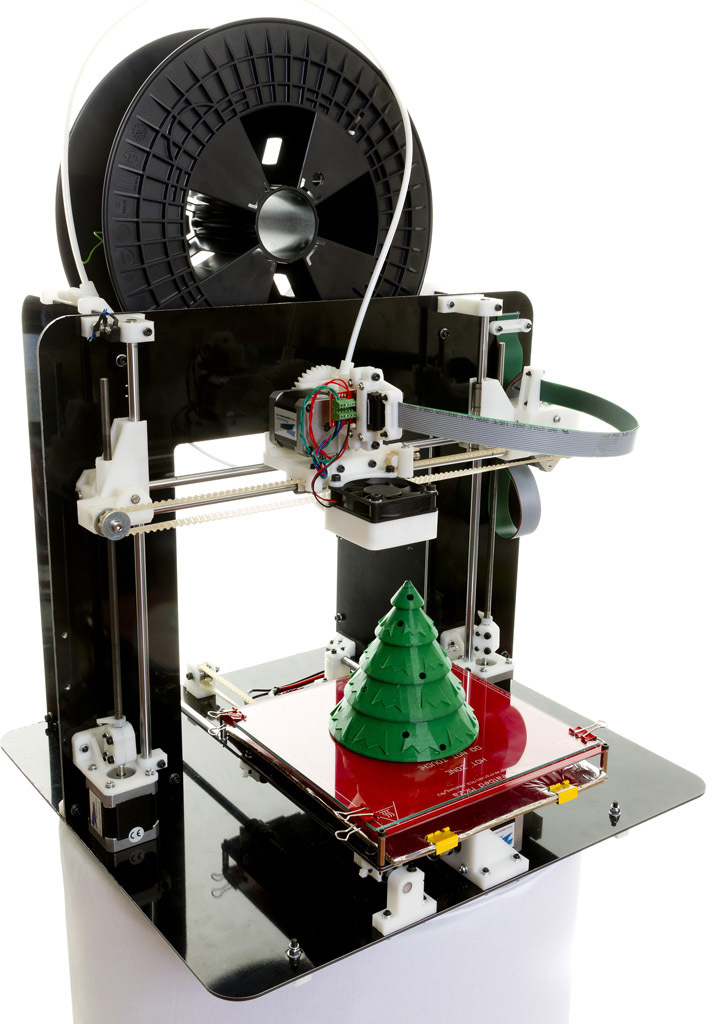 Miniatura 2 do modelo 3D Blinking Christmas Tree with a different base