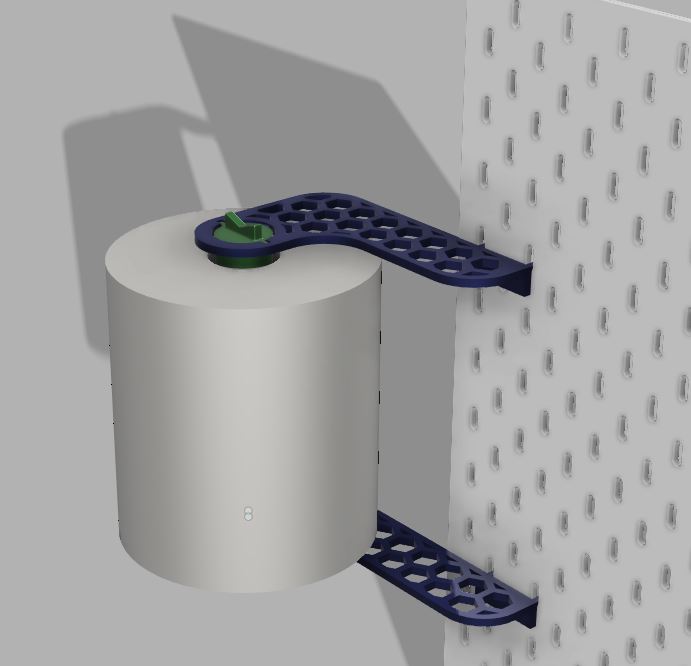 Ikea Skadis Paper Towel Side Support
