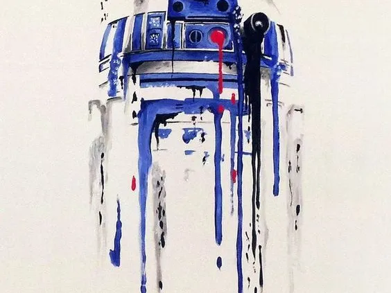 StarWar R2-D2 Lithophane