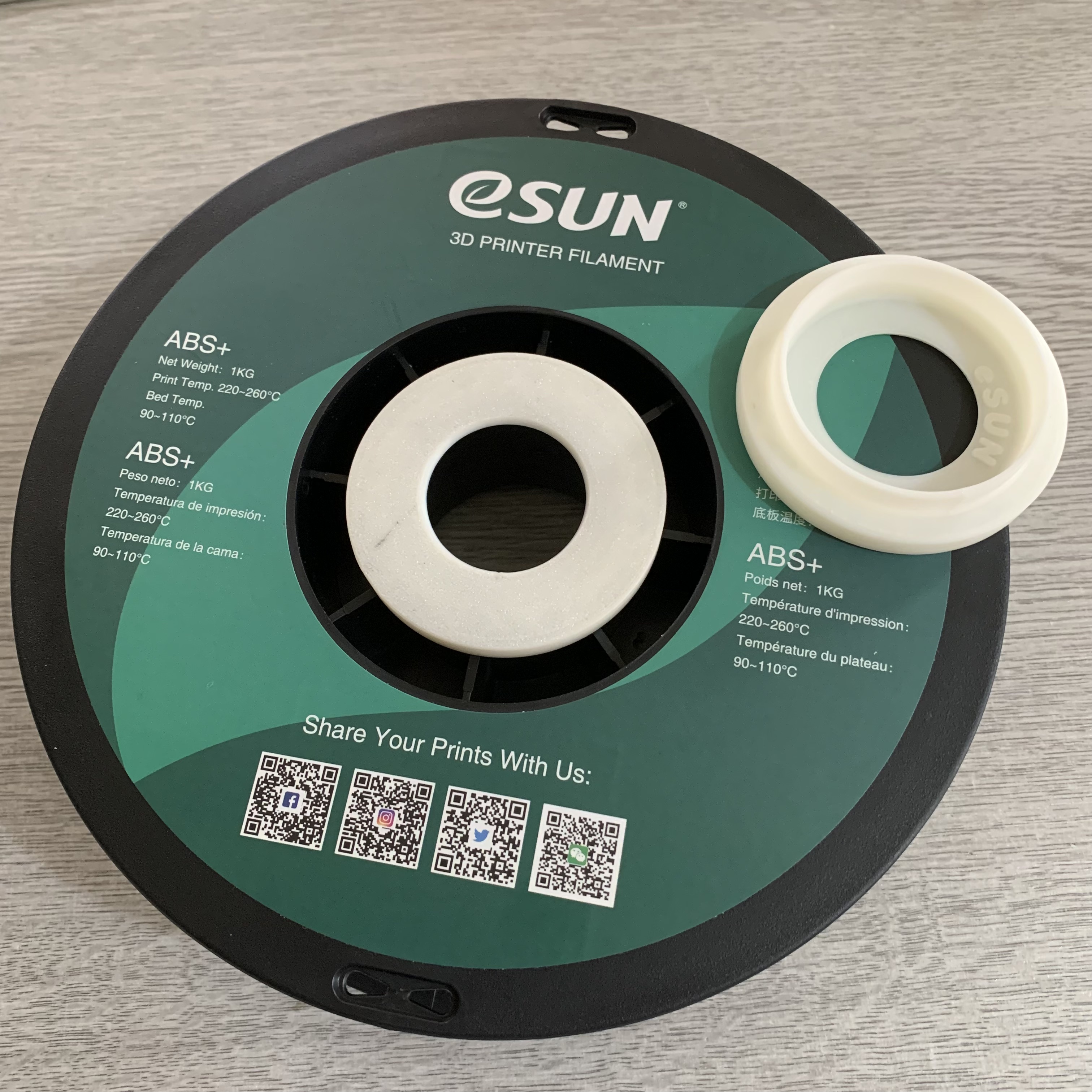 eSun 1kg Spool Centring Disc
