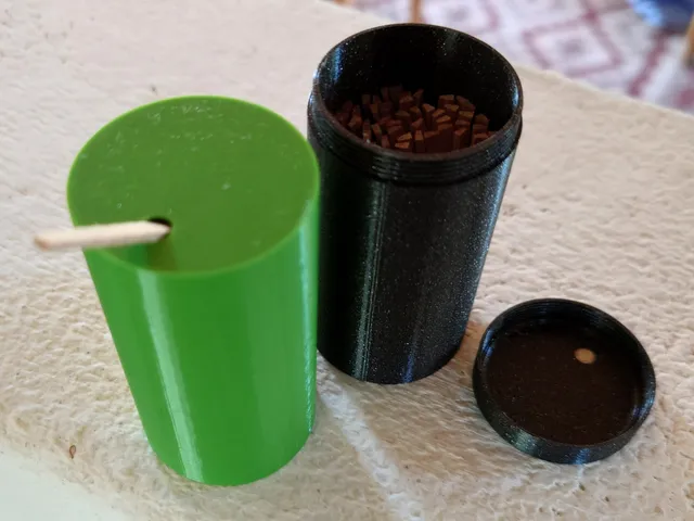 Toothpick container