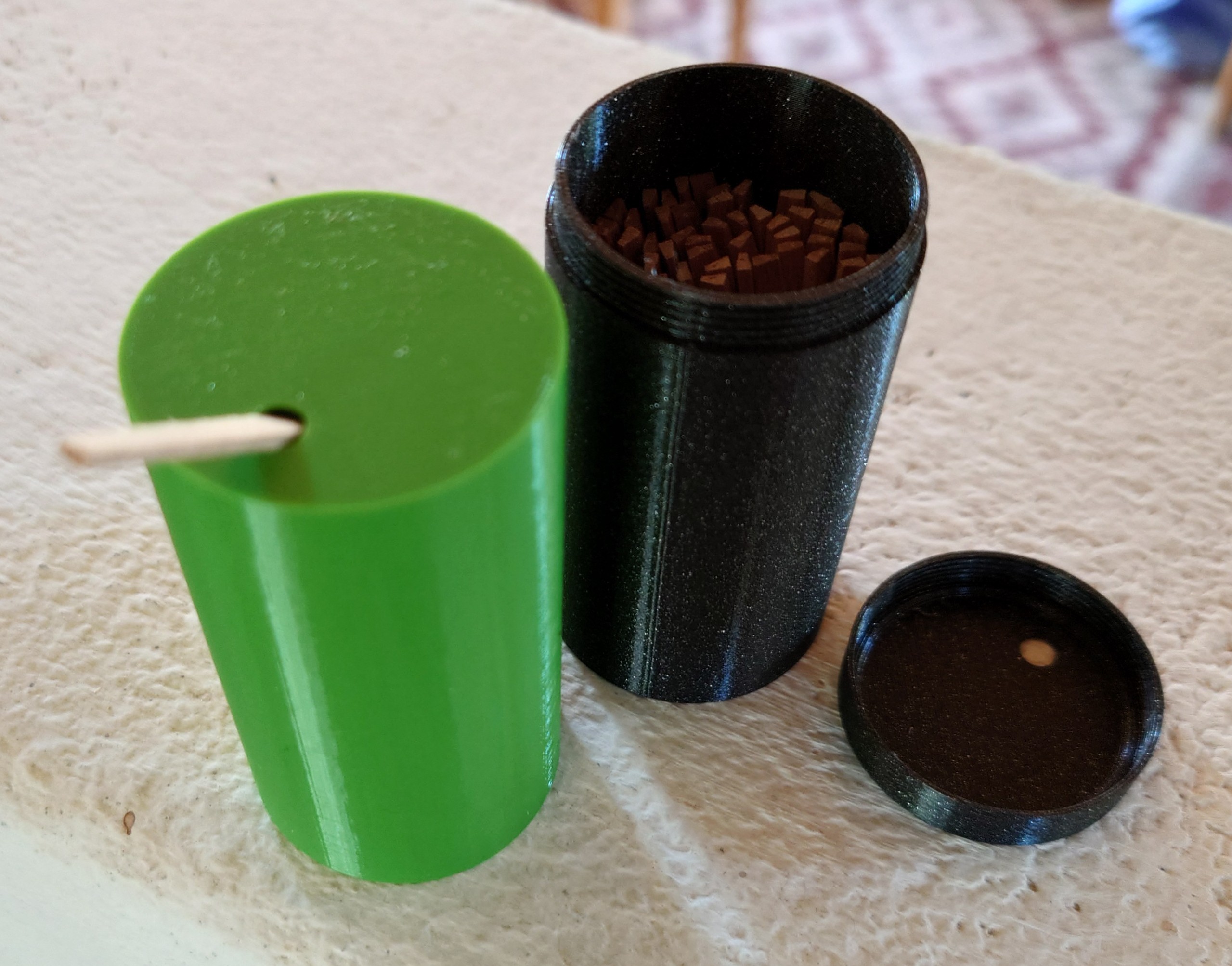 Toothpick container