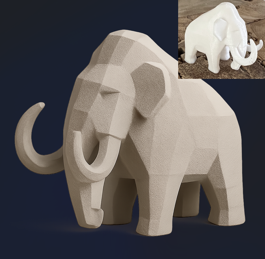 Standing Mammoth