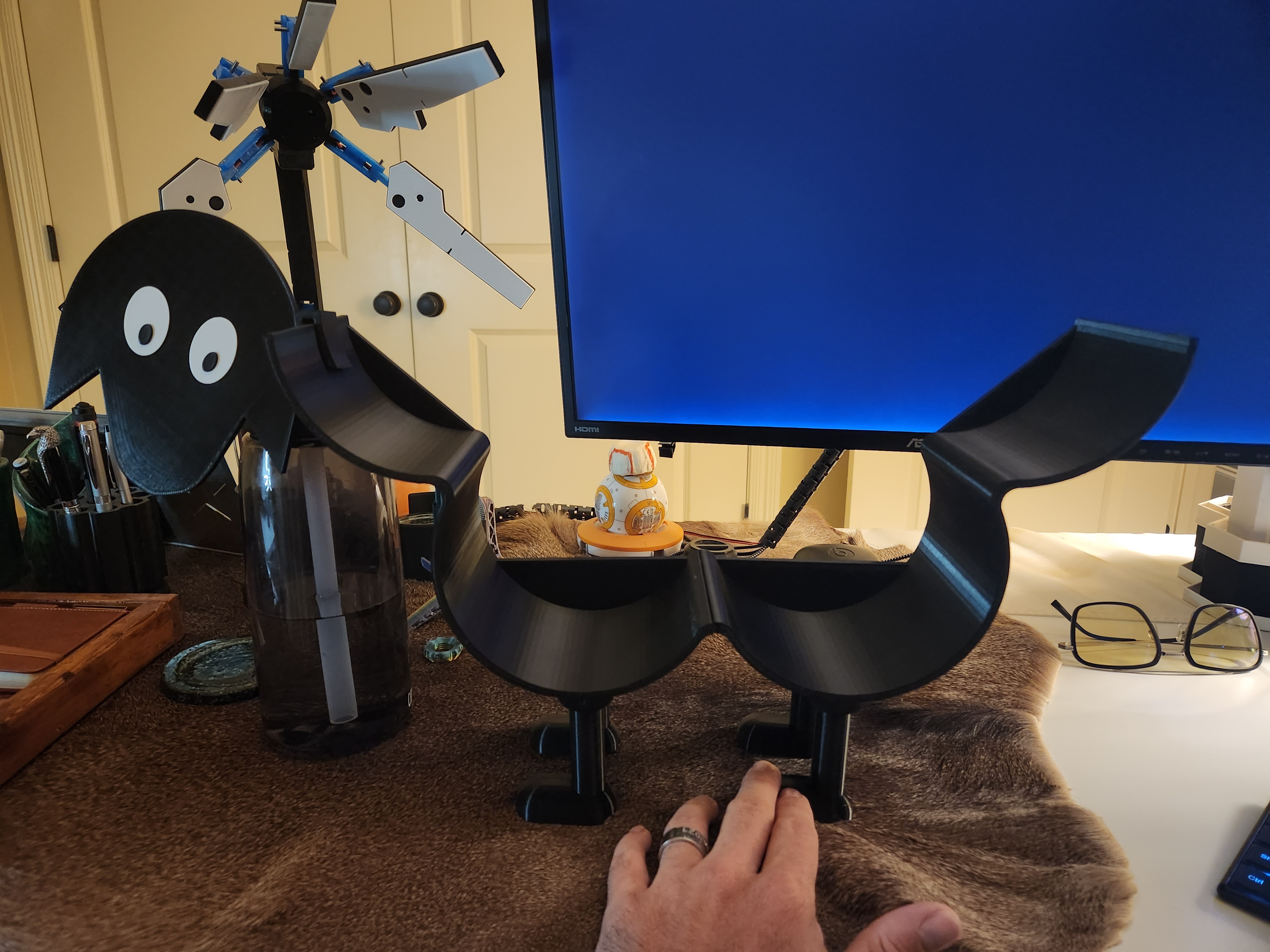 Black Sheep - Wall Mountable TP Holder 3D model thumbnail